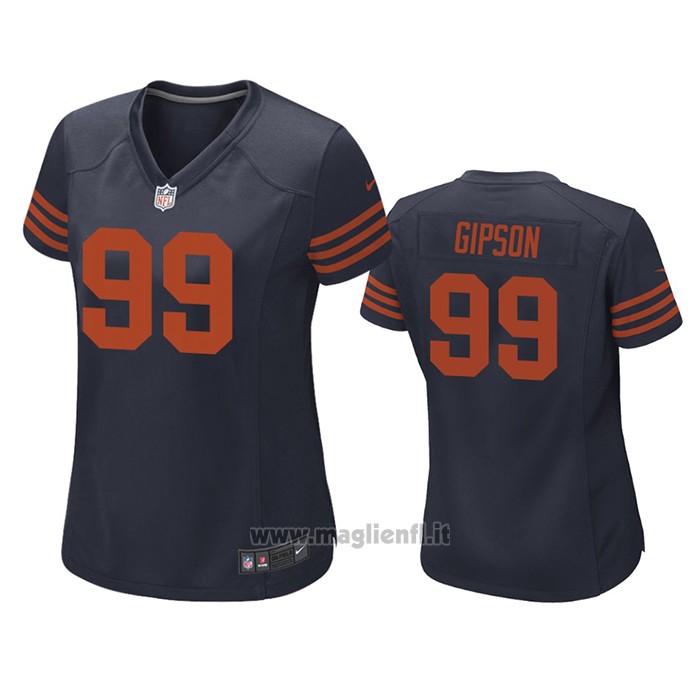 Maglia NFL Game Donna Chicago Bears Trevis Gipson Throwback Blu